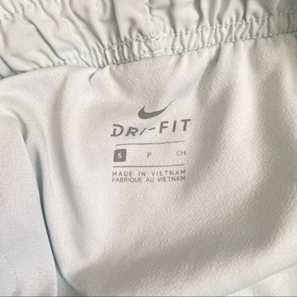 Nike Mint Green Perforated Athletic Shorts - Picture 6 of 6